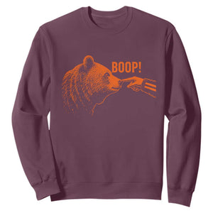 Boop The Bear BF Sweatshirt for Sports Fan Funny Graphic