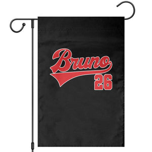 Vintage Bruno Name Classic Gifts Garden Flag Retro Script Athletic Number Aesthetic