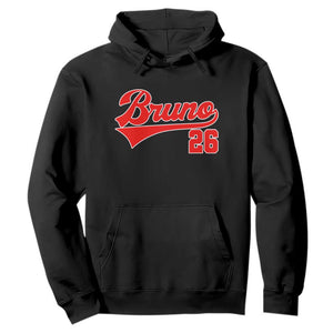 Vintage Bruno Name Classic Gifts Hoodie Retro Script Athletic Number Aesthetic