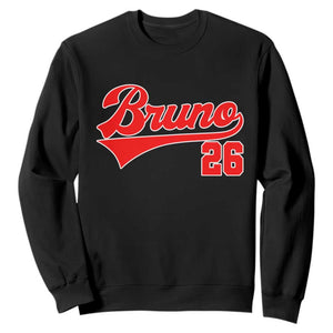 Vintage Bruno Name Classic Gifts Sweatshirt Retro Script Athletic Number Aesthetic
