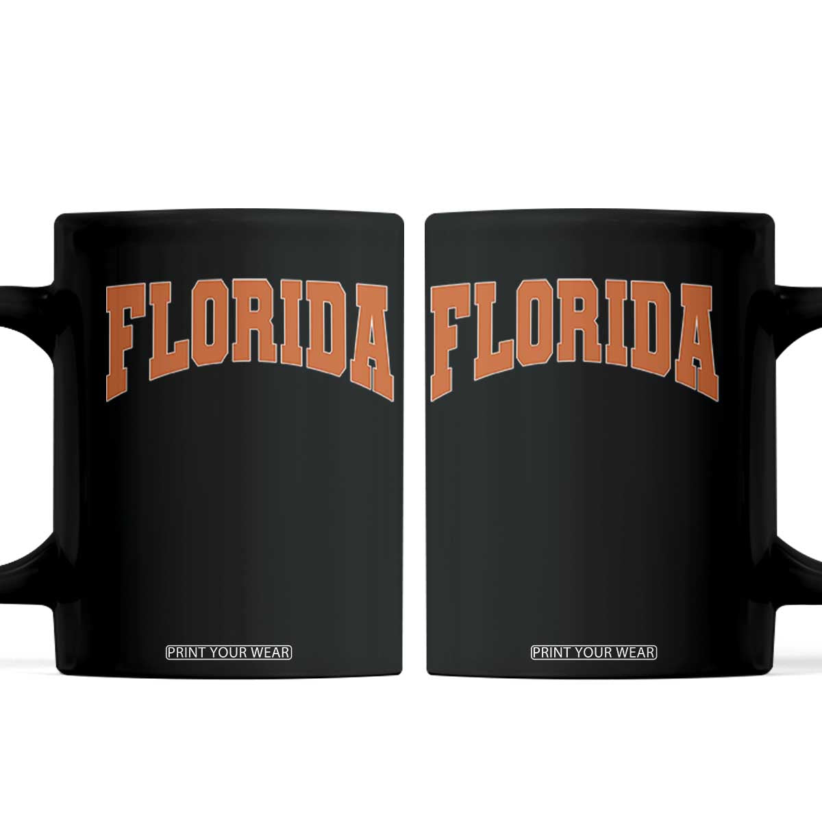 Florida Orange Varsity Game Day Coffee Mug Retro Southern Stadium Fan Aesthetic