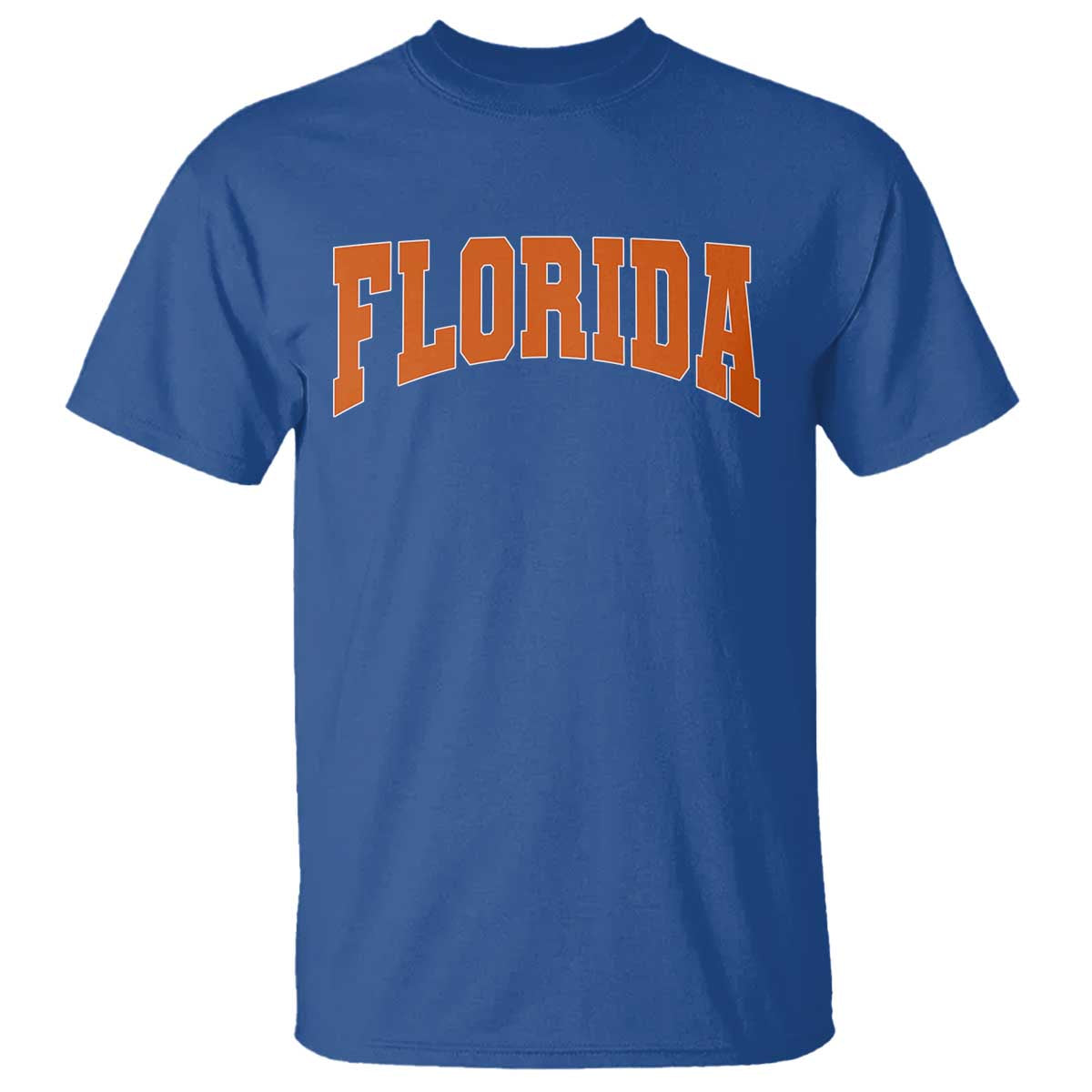 Florida Orange Varsity Game Day T Shirt Retro Southern Stadium Fan Aesthetic