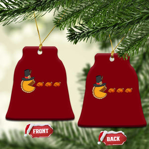 Thanksgiving Video Game Ceramic Ornament Pumpkin Pie Eating Turkey Gamer Patch Day TS10 Print Your Wear