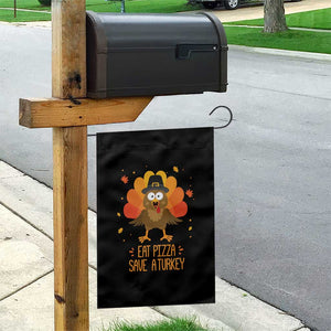 Save A Turkey Eat Pizza Garden Flag Funny Thanksgiving TS10 Print Your Wear