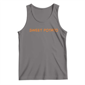 Matching Thanksgiving Couples Tank Top Funny Sweet Potato Fall Couple TS10 Deep Heather Print Your Wear