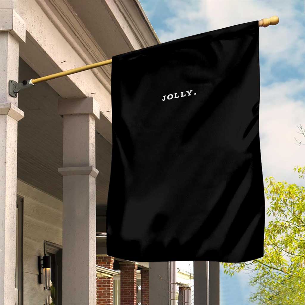 Jolly Christmas Subtle Minimal Garden Flag Funny Holiday Party Simple TS10 Print Your Wear