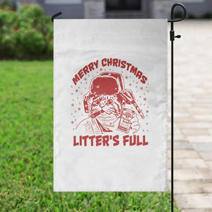 Litters Full Garden Flag Funny Cat Christmas Vacation TS10 Print Your Wear