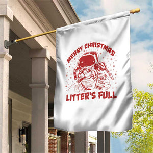 Litters Full Garden Flag Funny Cat Christmas Vacation TS10 Print Your Wear