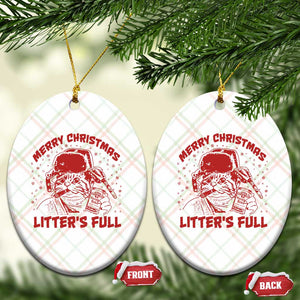 Litters Full Ceramic Ornament Funny Cat Christmas Vacation TS10 Print Your Wear