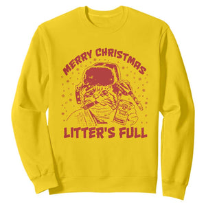 Litters Full Sweatshirt Funny Cat Christmas Vacation TS10 Daisy Print Your Wear