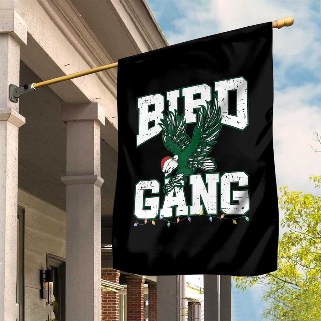 PFE Bird Gang Christmas Garden Flag Philly Lover Santa Bird TS10 Print Your Wear
