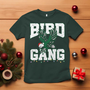 PFE Bird Gang Christmas T Shirt Philly Lover Santa Bird TS10 Dark Forest Green Print Your Wear