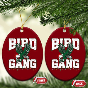 PFE Bird Gang Christmas Ceramic Ornament Philly Lover Santa Bird TS10 Print Your Wear