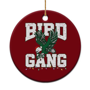 PFE Bird Gang Christmas Ceramic Ornament Philly Lover Santa Bird TS10 1pc Red Print Your Wear