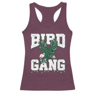 PFE Bird Gang Christmas Racerback Tank Top Philly Lover Santa Bird TS10 Maroon Print Your Wear