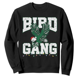 PFE Bird Gang Christmas Sweatshirt Philly Lover Santa Bird TS10 Black Print Your Wear