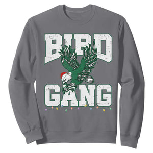 PFE Bird Gang Christmas Sweatshirt Philly Lover Santa Bird TS10 Charcoal Print Your Wear