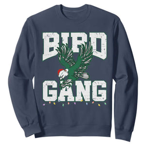 PFE Bird Gang Christmas Sweatshirt Philly Lover Santa Bird TS10 Navy Print Your Wear