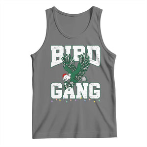 PFE Bird Gang Christmas Tank Top Philly Lover Santa Bird TS10 Black Heather Print Your Wear