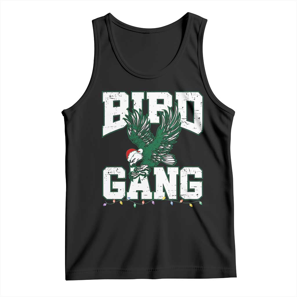 PFE Bird Gang Christmas Tank Top Philly Lover Santa Bird TS10 Black Print Your Wear