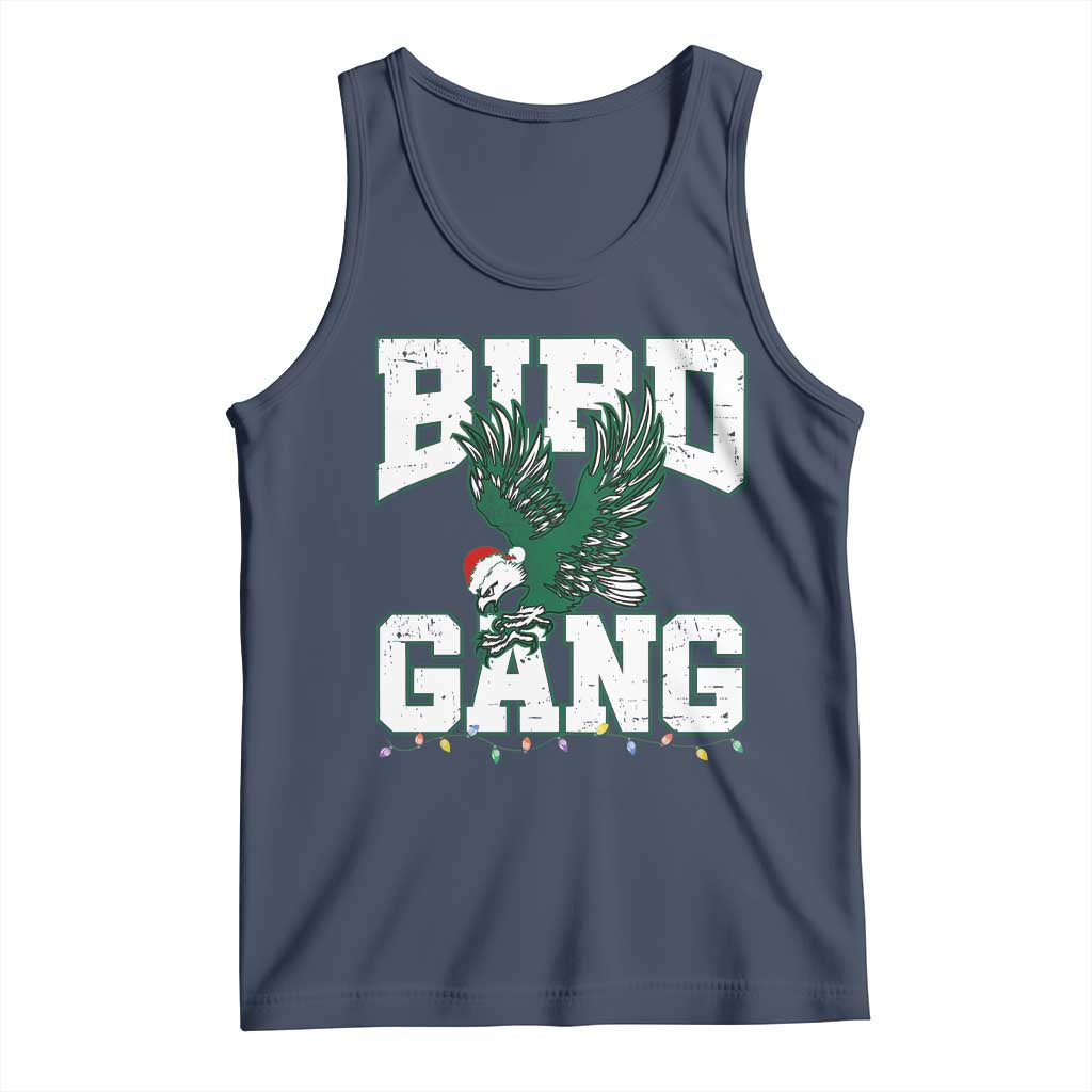 PFE Bird Gang Christmas Tank Top Philly Lover Santa Bird TS10 Navy Print Your Wear