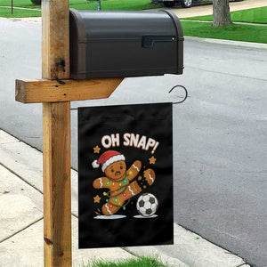 Oh Snap Gingerbreadman Christmas Soccer Garden Flag TS10 Print Your Wear