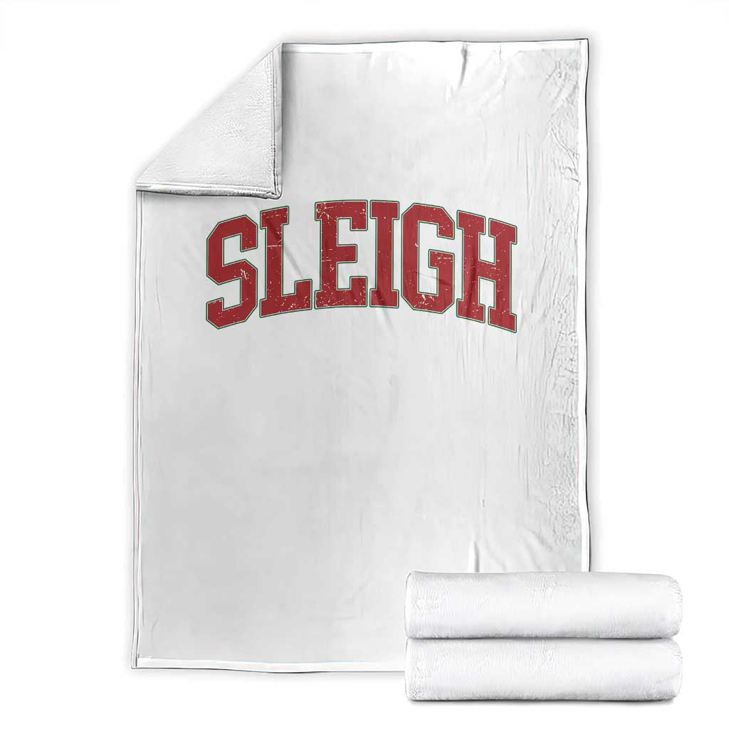 Sleigh Christmas Throw Blanket Funny Women Retro Merry Xmas Family Holiday TS10 Black Print Your Wear