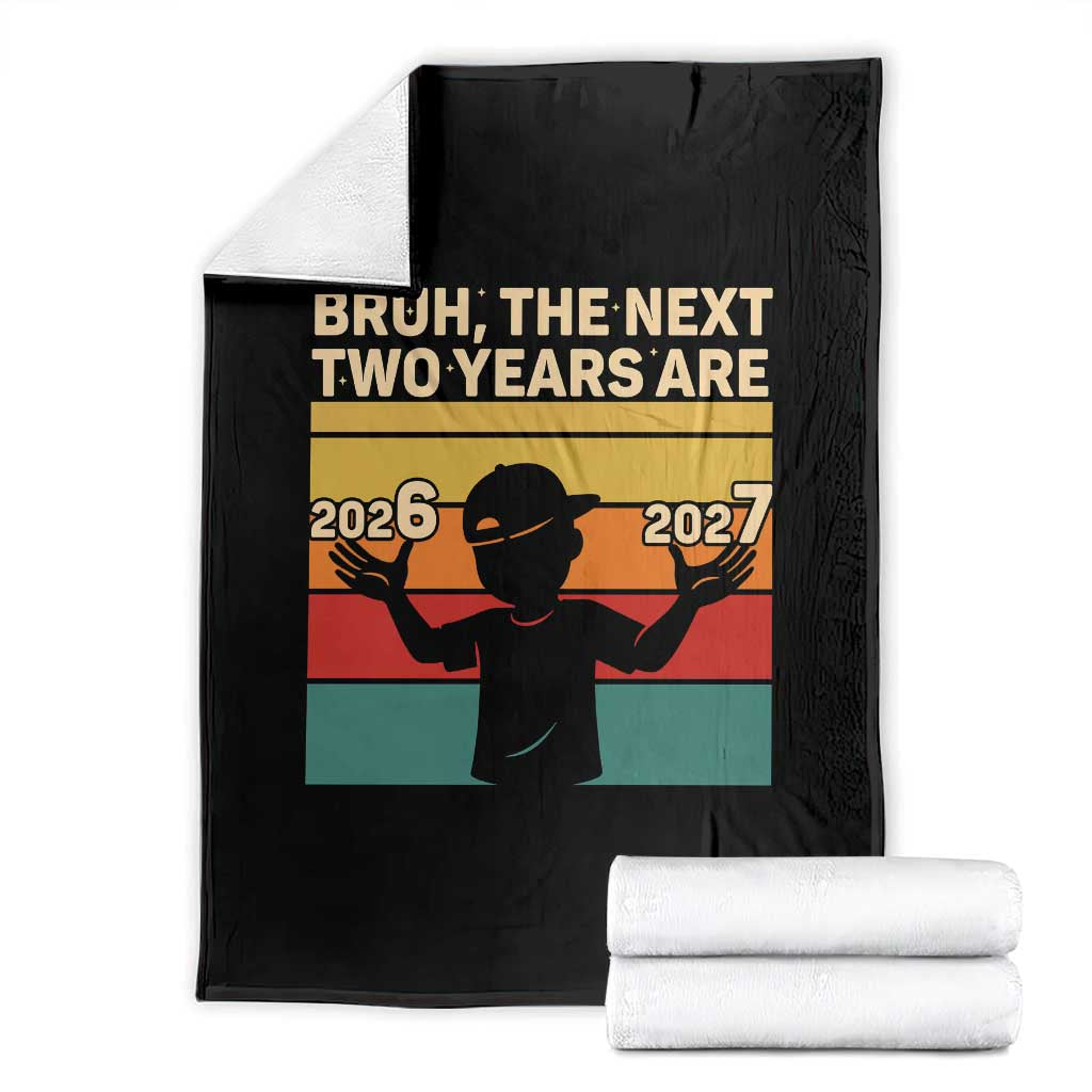 Bruh 67 New Years Eve Party Throw Blanket Six Seven Boys 67 Meme 6 7 Numbers TS10 Black Print Your Wear
