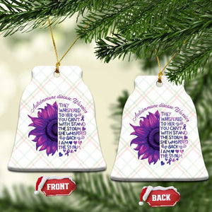 Autoimmune Disease Awereness Ceramic Ornament I Am The Storm Purple Ribbon TS10 Print Your Wear