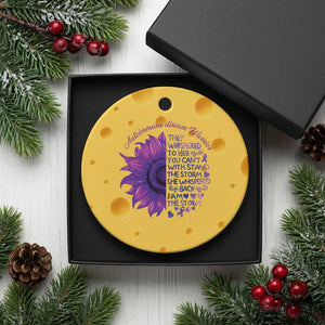 Autoimmune Disease Awereness Ceramic Ornament I Am The Storm Purple Ribbon TS10 1pc Yellow Cheese Print Your Wear