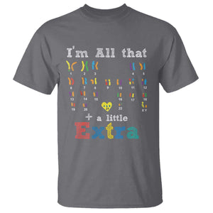 World Down Syndrome Day T Shirt 321 Awareness Support All That Little Extra T21 TS10 Charcoal Print Your Wear