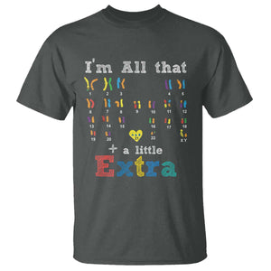 World Down Syndrome Day T Shirt 321 Awareness Support All That Little Extra T21 TS10 Dark Heather Print Your Wear