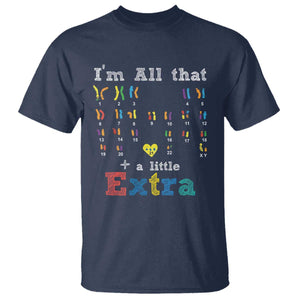 World Down Syndrome Day T Shirt 321 Awareness Support All That Little Extra T21 TS10 Navy Print Your Wear