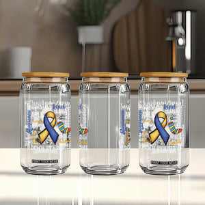 Down Syndrome Awareness Glass Can Rock Your Socks Different Not Less TS10 Print Your Wear