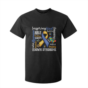 Down Syndrome Awareness T Shirt For Kid Rock Your Socks Different Not Less TS10 Black Print Your Wear