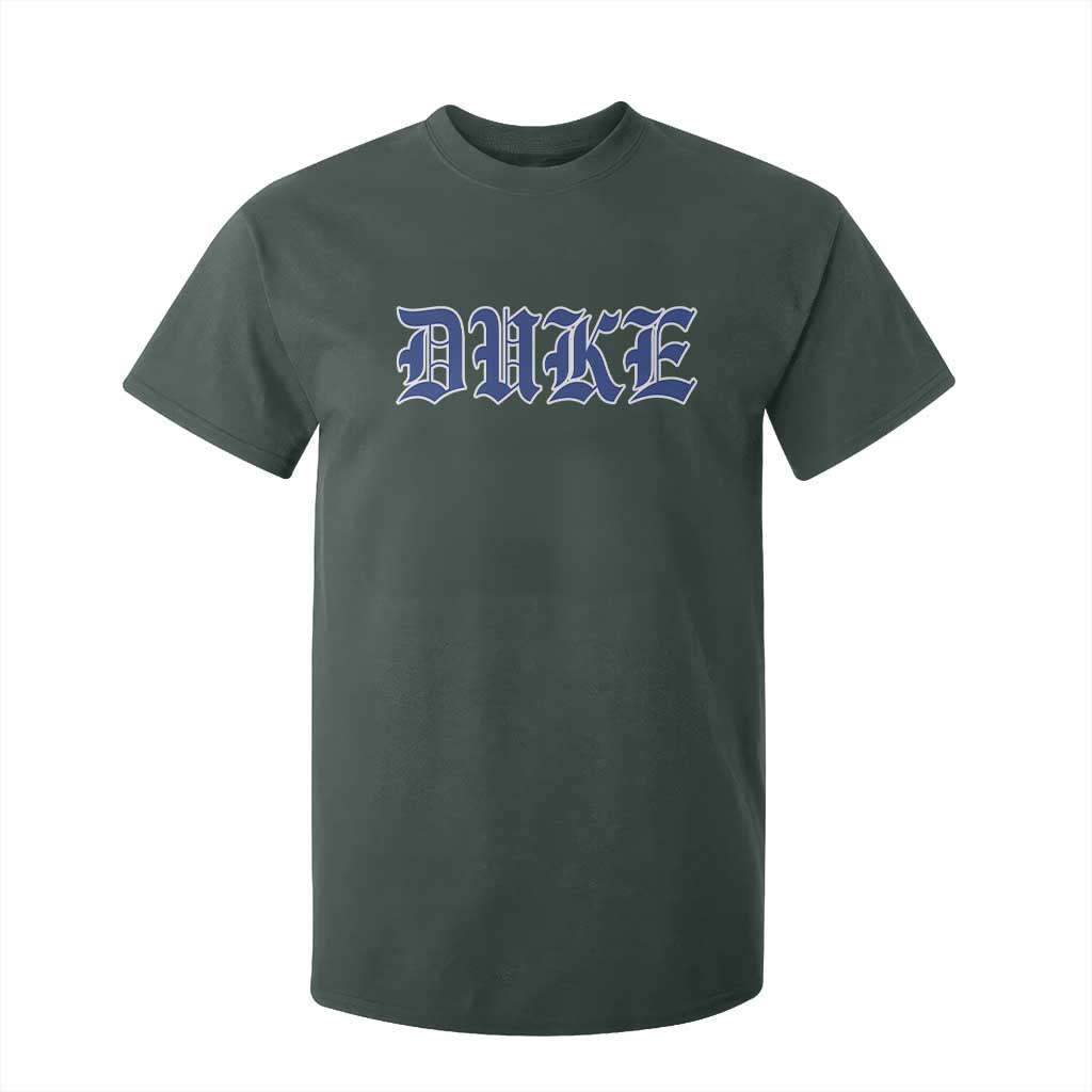 Duke T Shirt For Kid Vintage City TS10 Dark Forest Green Print Your Wear