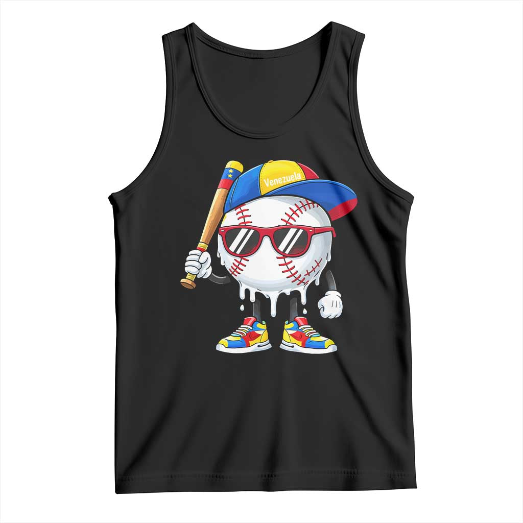 Venezuela Baseball Tank Top Venezuelan Pride Baseball Life Style Youth Drip Baseball Boys Kid TS10 Black Print Your Wear