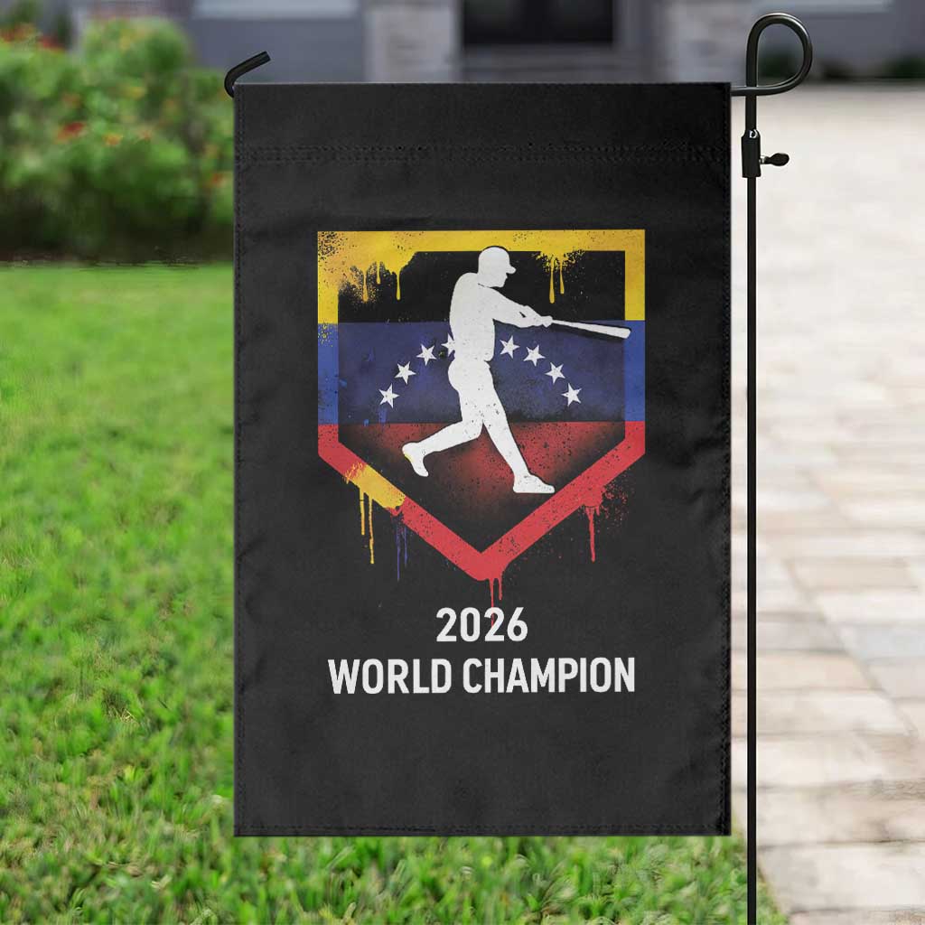 Venezuela Baseball 2026 Garden Flag Venezuelan Flag Baseball Fan Gift TS10 Print Your Wear
