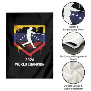 Venezuela Baseball 2026 Garden Flag Venezuelan Flag Baseball Fan Gift TS10 Print Your Wear