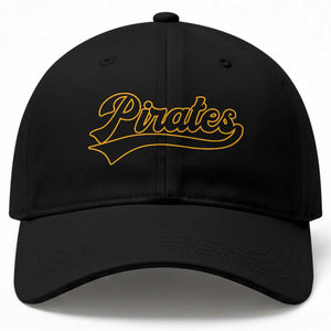 Vintage Pirates Baseball Cap Varsity Script Retro Sports Jersey Style Baseball Fans TS10 Print Your Wear