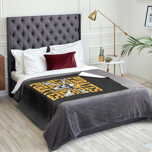 Retro Pirates Throw Blanket Vintage Retro Skull Crossbones Baseball Fans TS10 Print Your Wear
