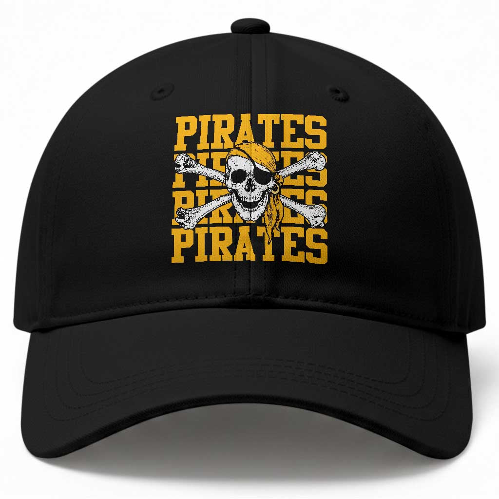 Retro Pirates Baseball Cap Vintage Retro Skull Crossbones Baseball Fans TS10 Print Your Wear