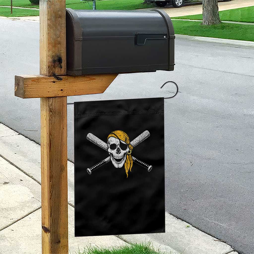 Baseball Pirate Skull Garden Flag Retro Vintage Cross Baseball Bats TS10 Print Your Wear