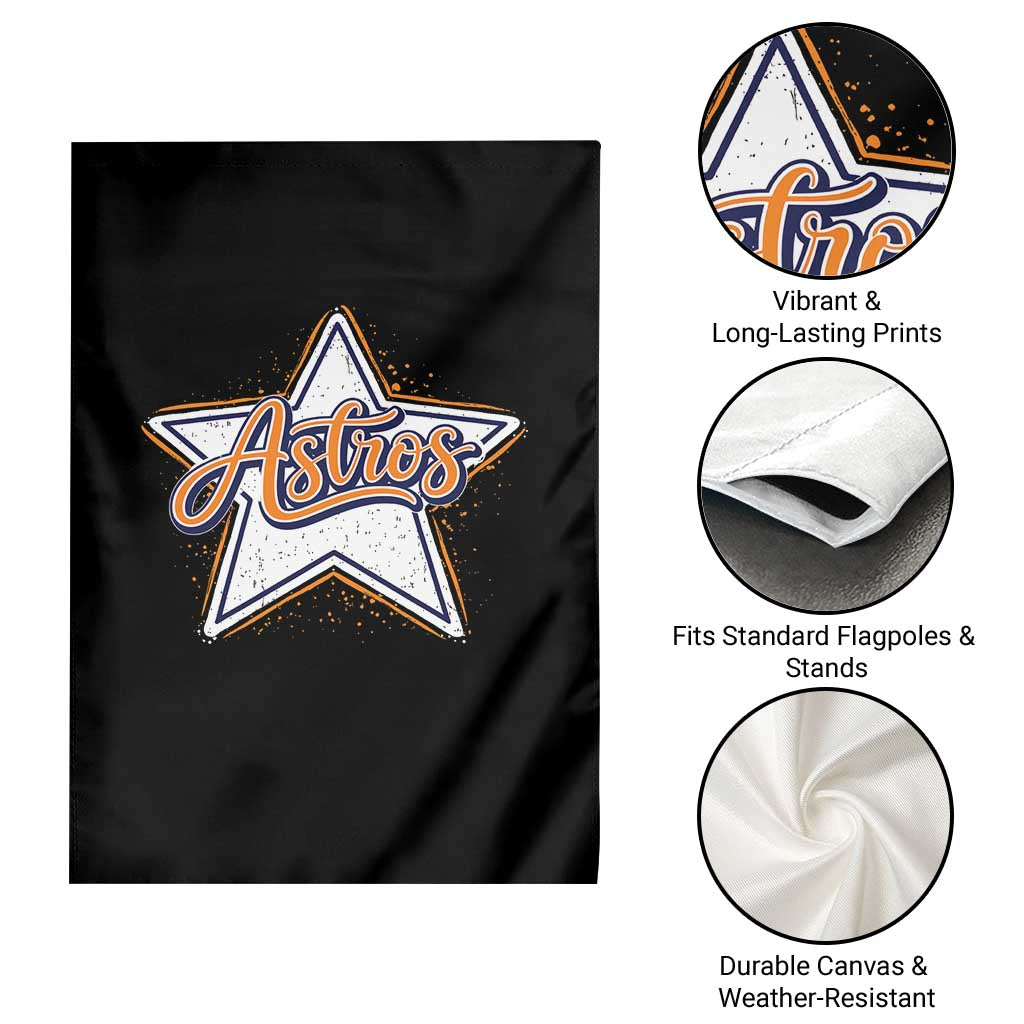 Vintage Astro Script Name Sports Style Garden Flag Retro Baseball Fans TS10 Print Your Wear