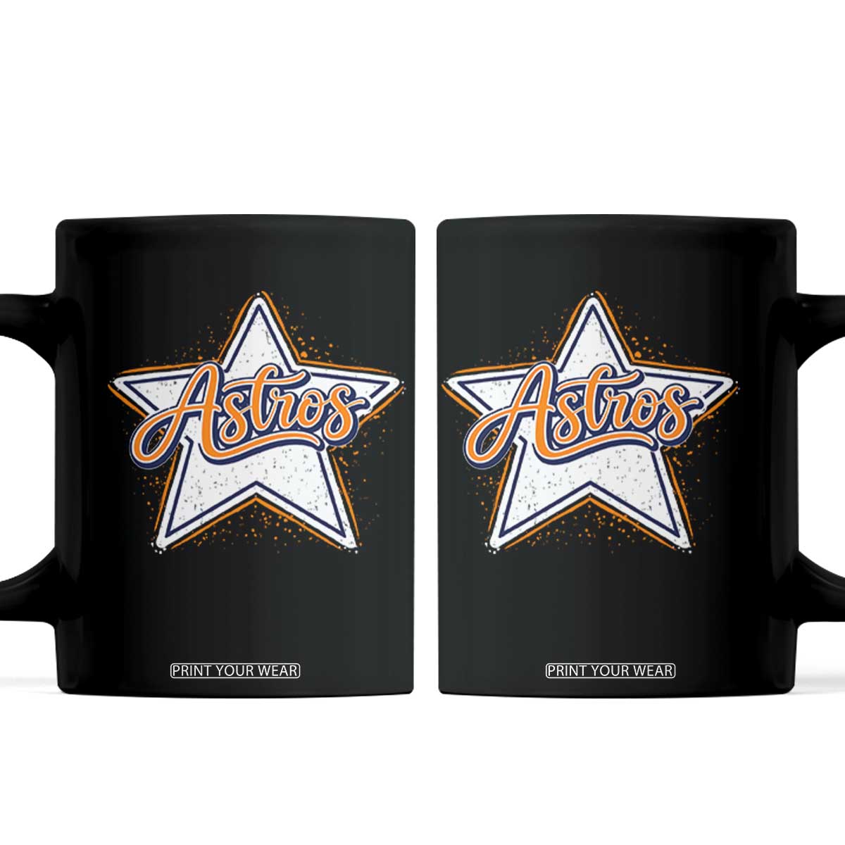 Vintage Astro Script Name Sports Style Coffee Mug Retro Baseball Fans TS10 Black Print Your Wear