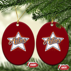 Vintage Astro Script Name Sports Style Ceramic Ornament Retro Baseball Fans TS10 Print Your Wear