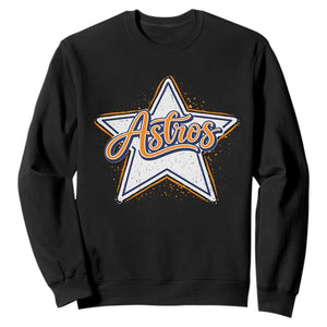 Vintage Astro Script Name Sports Style Sweatshirt Retro Baseball Fans TS10 Black Print Your Wear