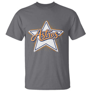 Vintage Astro Script Name Sports Style T Shirt Retro Baseball Fans TS10 Charcoal Print Your Wear