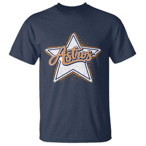 Vintage Astro Script Name Sports Style T Shirt Retro Baseball Fans TS10 Navy Print Your Wear