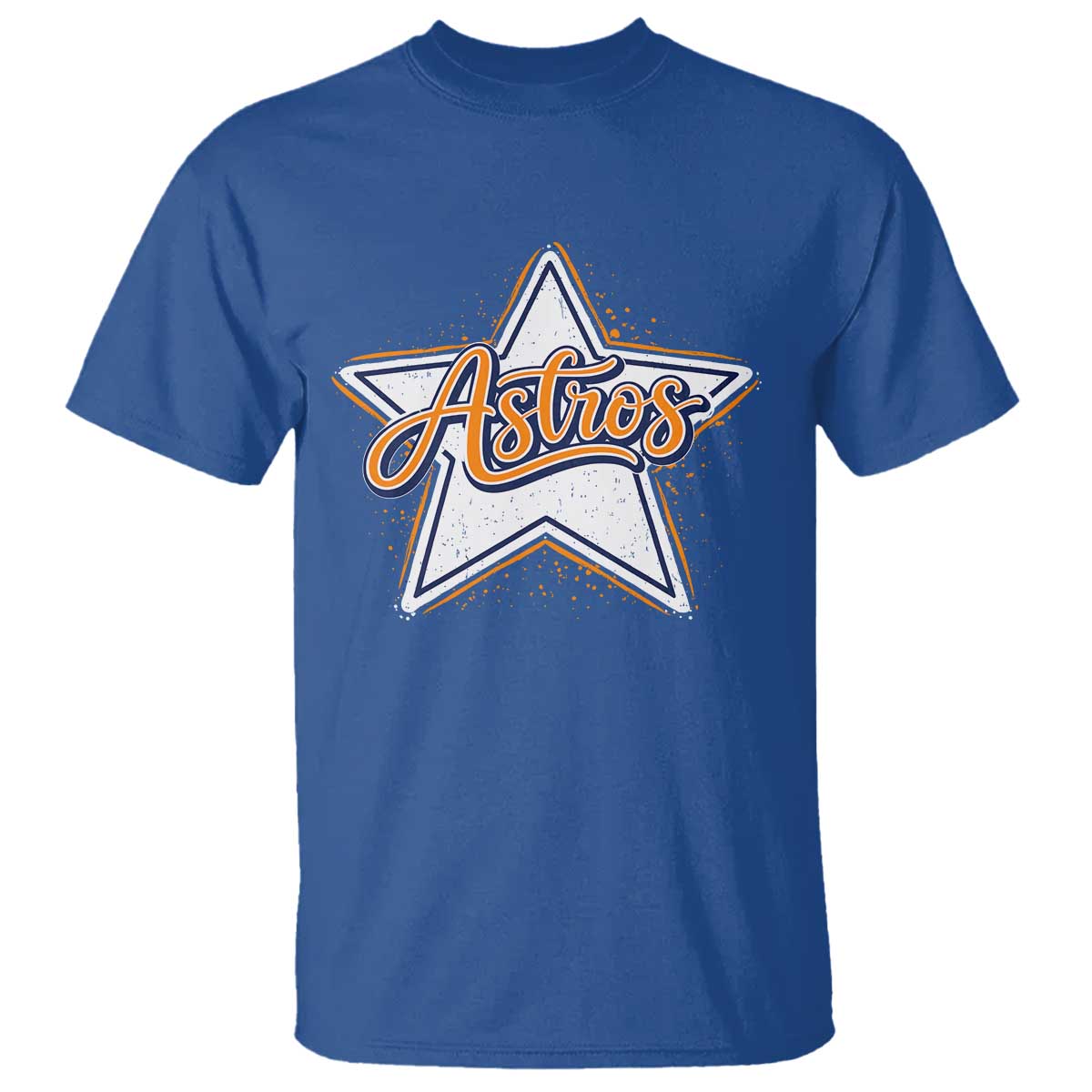 Vintage Astro Script Name Sports Style T Shirt Retro Baseball Fans TS10 Royal Blue Print Your Wear